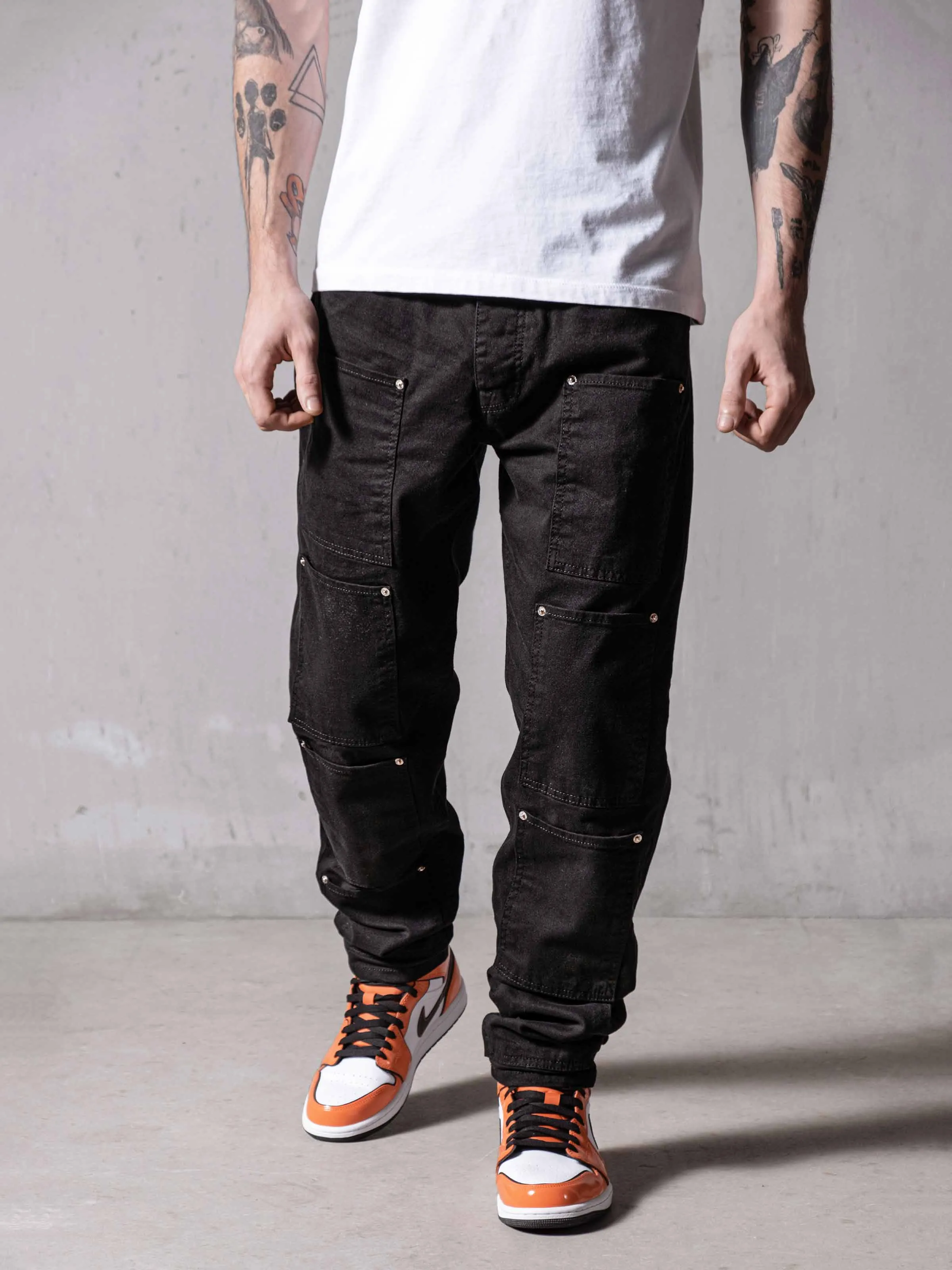 Flared Black Jeans