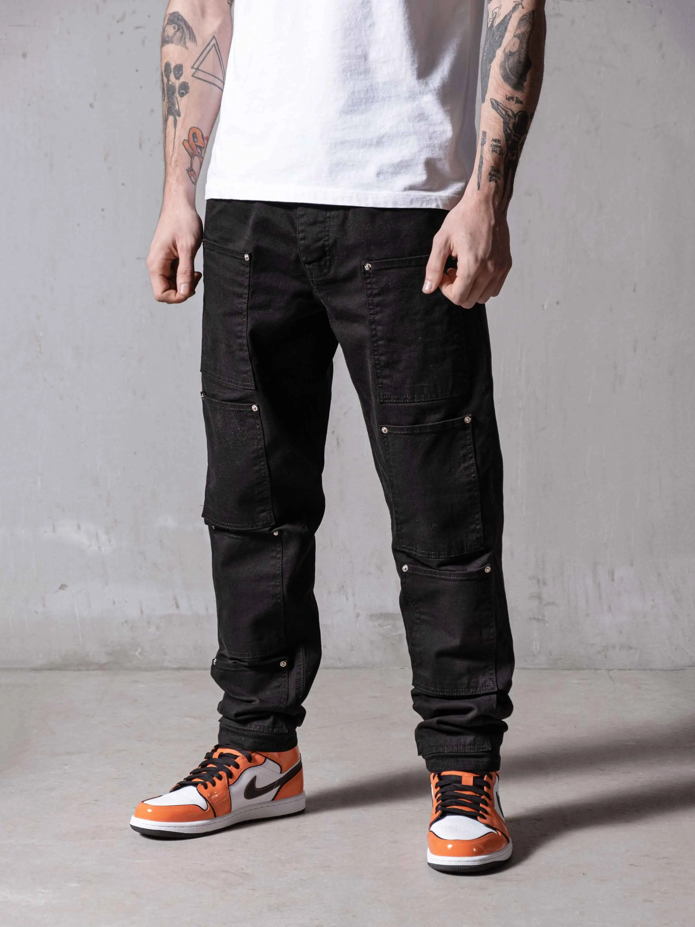 Flared Black Jeans