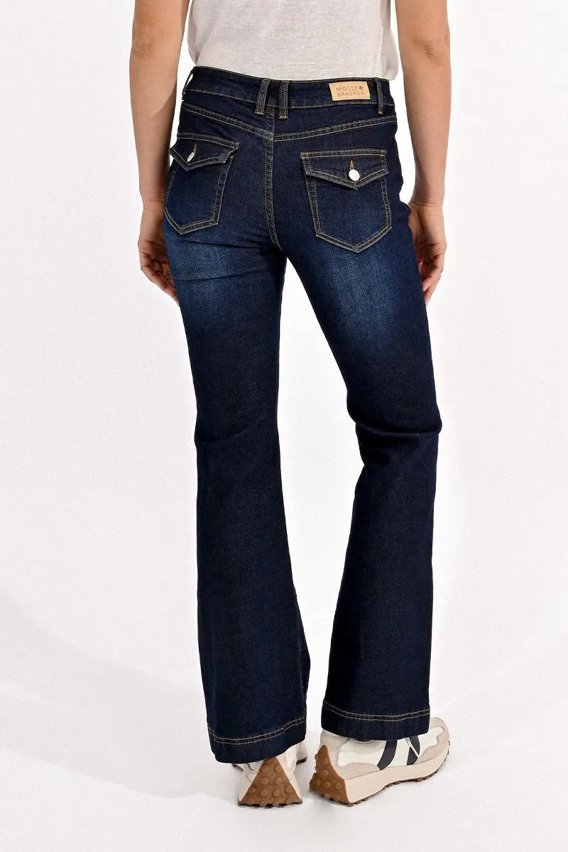 FLARED JEANS