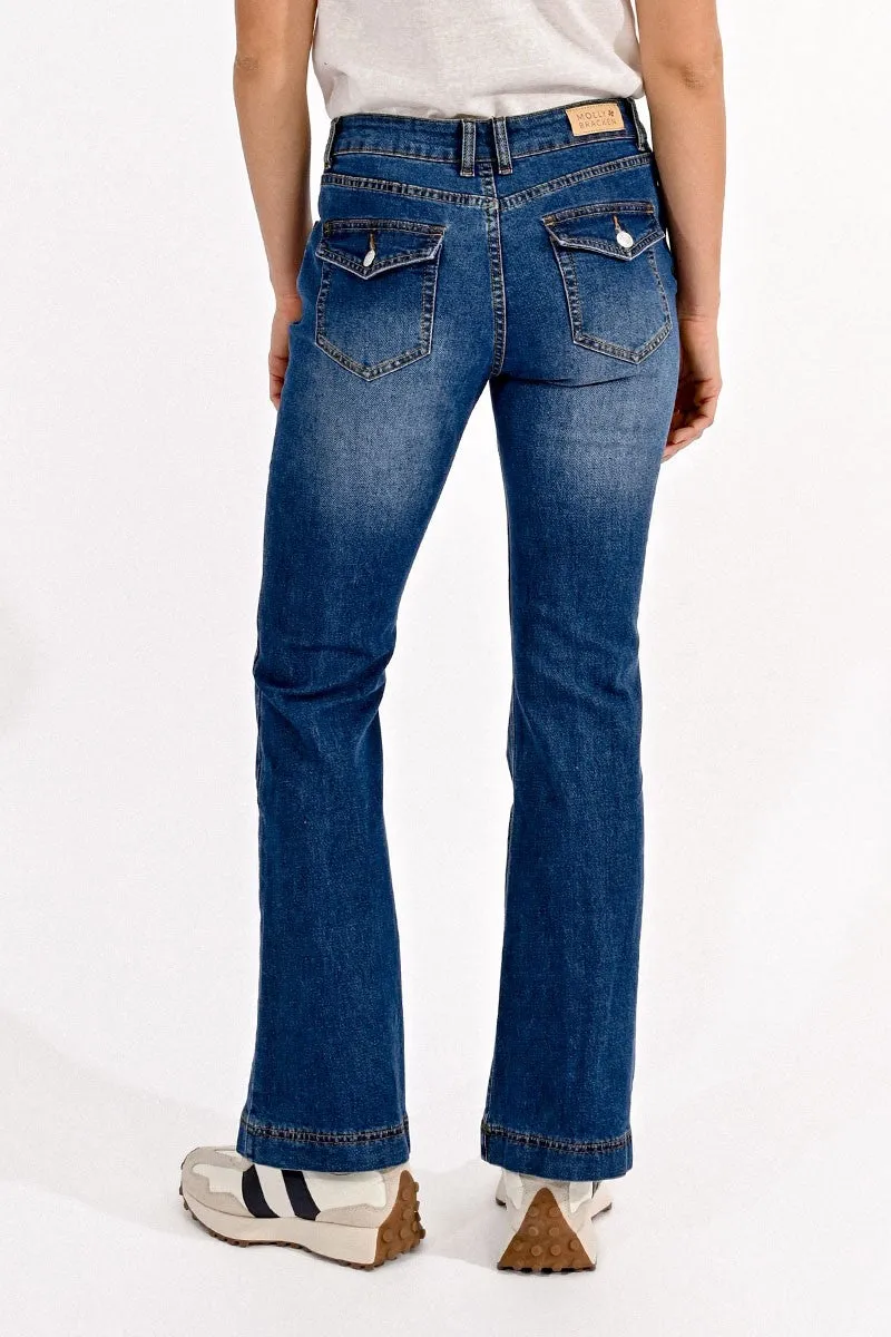 FLARED JEANS