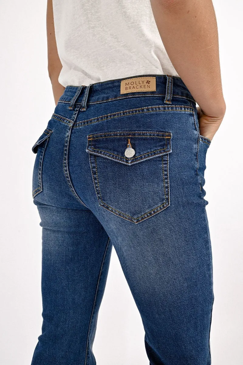 FLARED JEANS
