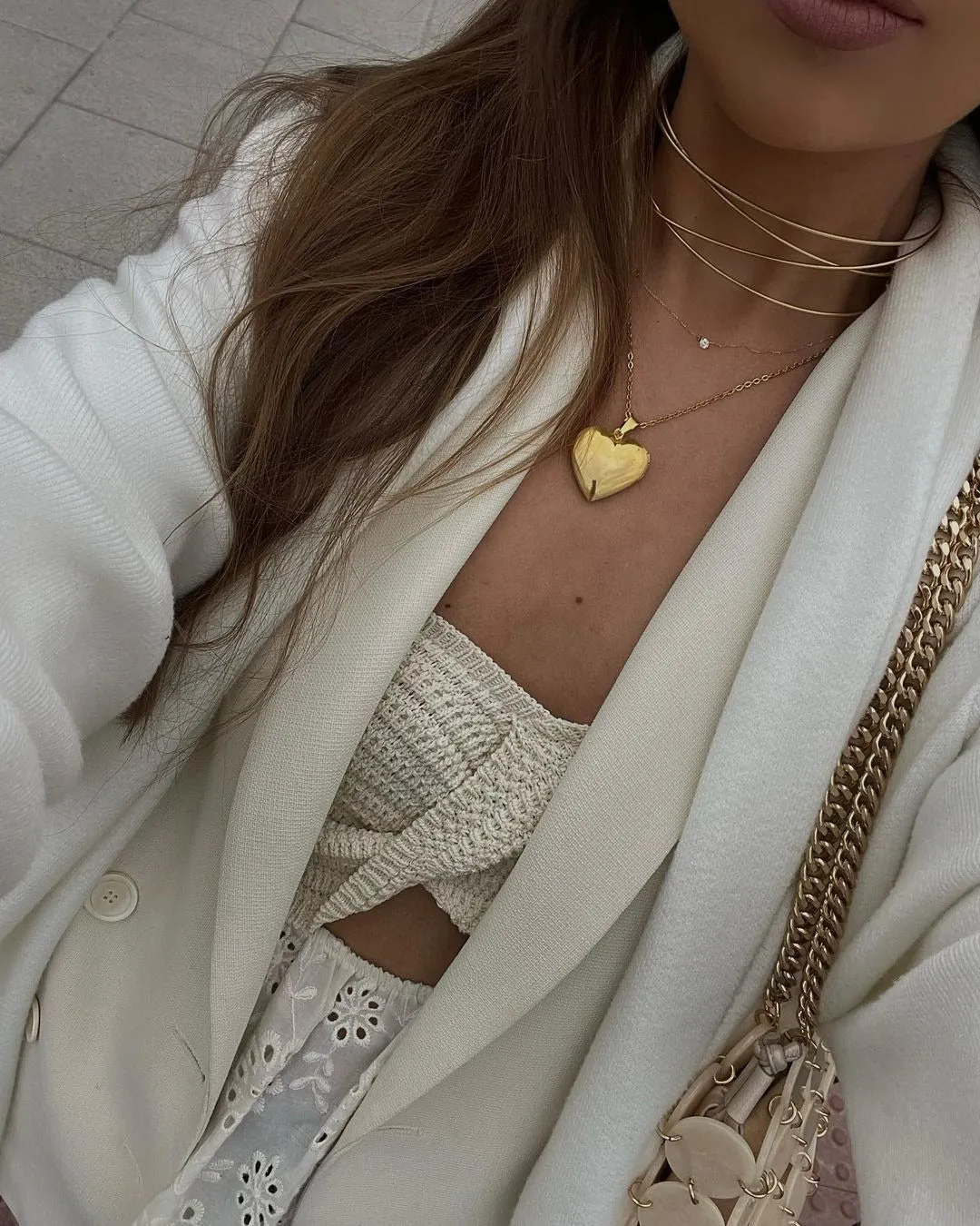 Floral Embroidery Knit Sweaters Blouses Tops