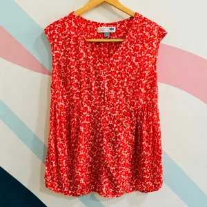 Floral Pregnancy Blouse, Med
