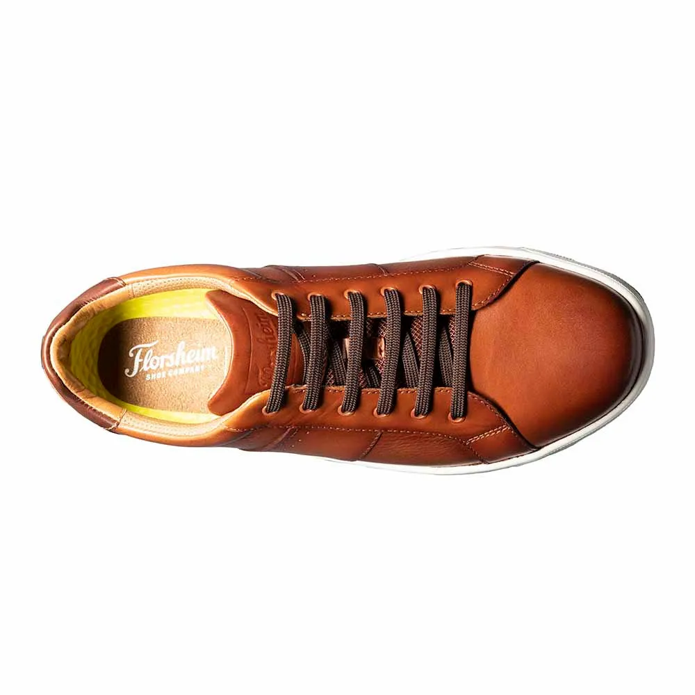 Florsheim Crossover Cognac Leather Men’s Lace to Toe Sneaker