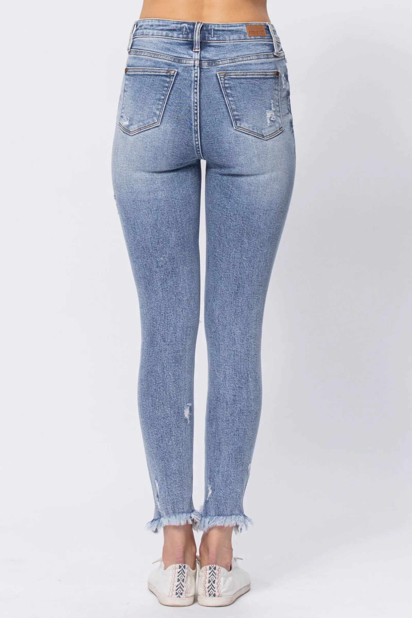 For The Win Distressed Skinny Jeans