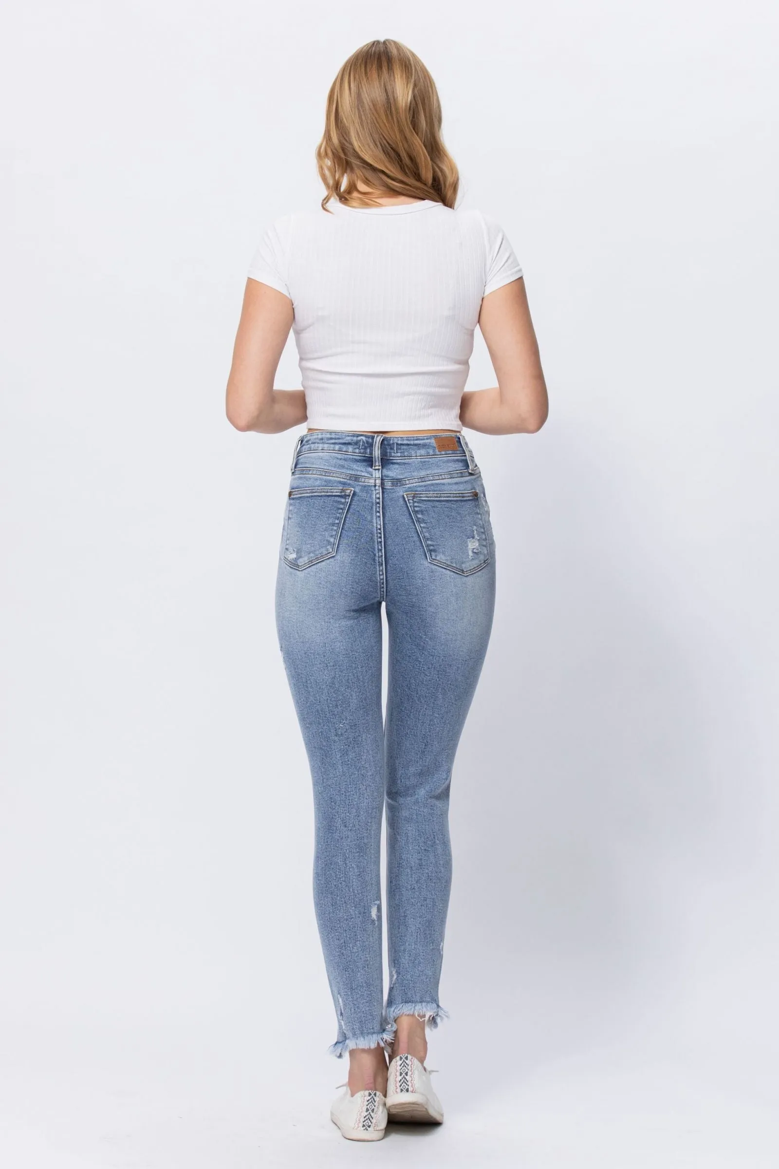 For The Win Distressed Skinny Jeans