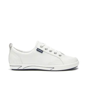 FRANKIE4 Ellie IV White Lizard Emboss Sneakers