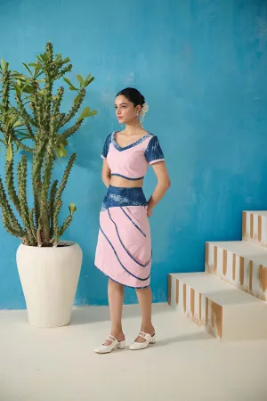 FRANKLIN DRAPED SKIRT