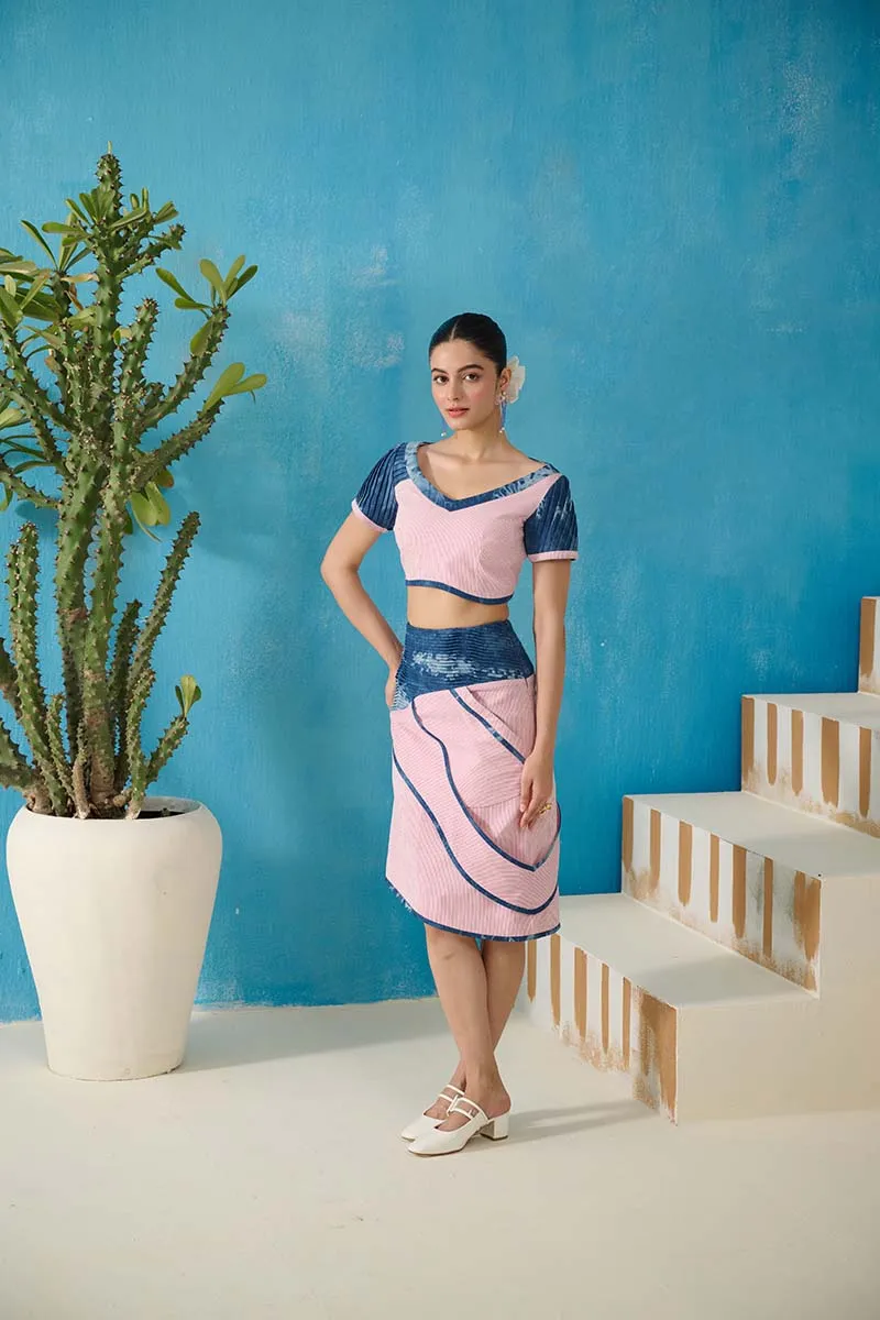 FRANKLIN DRAPED SKIRT