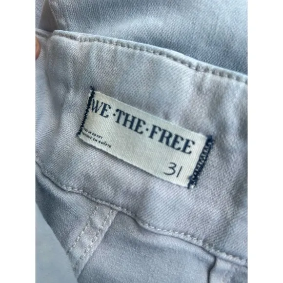 Free People We The Free Jayde Flare Jeans In Ocean Wash 31