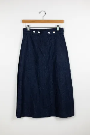 Freya - indigo linen