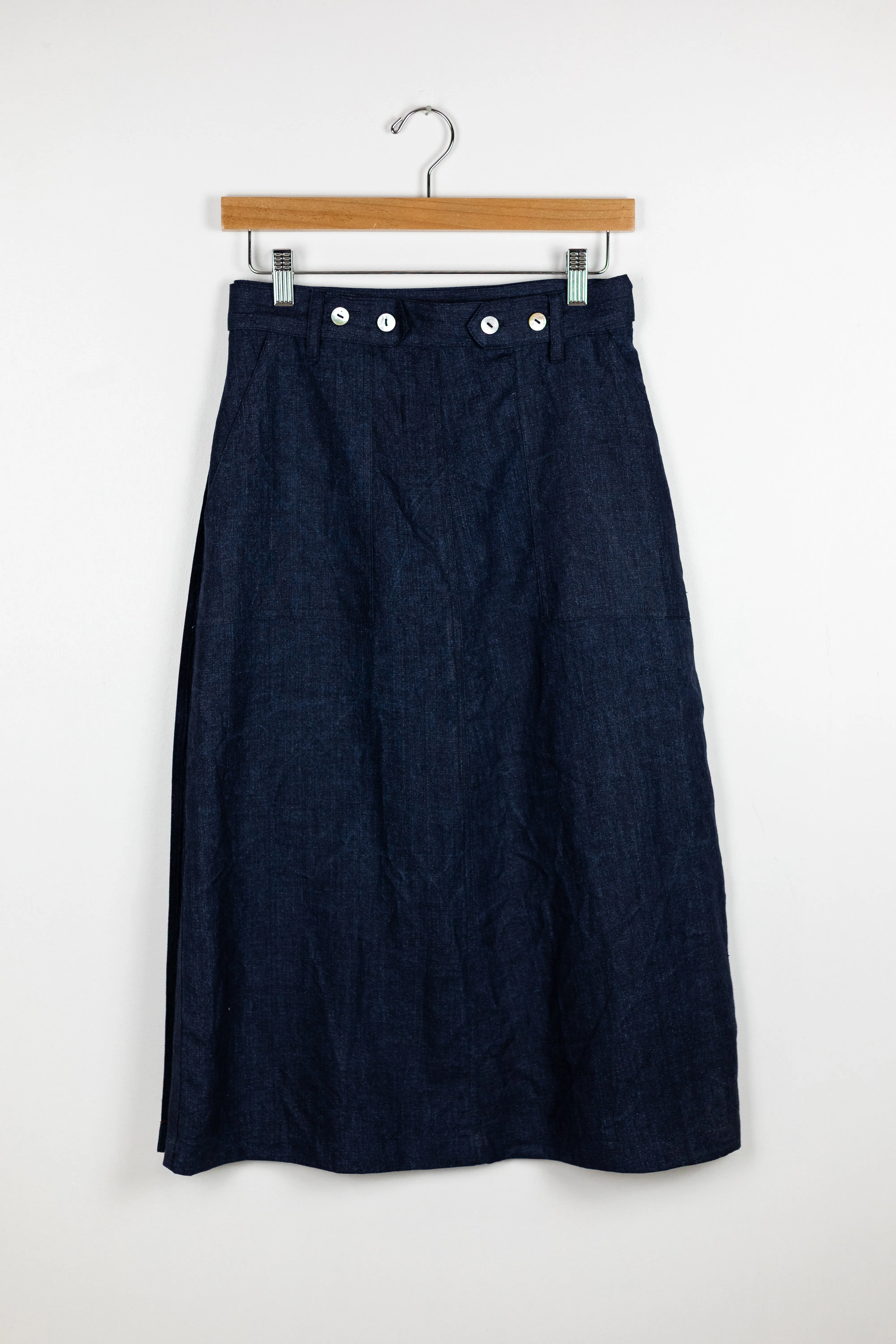 Freya - indigo linen