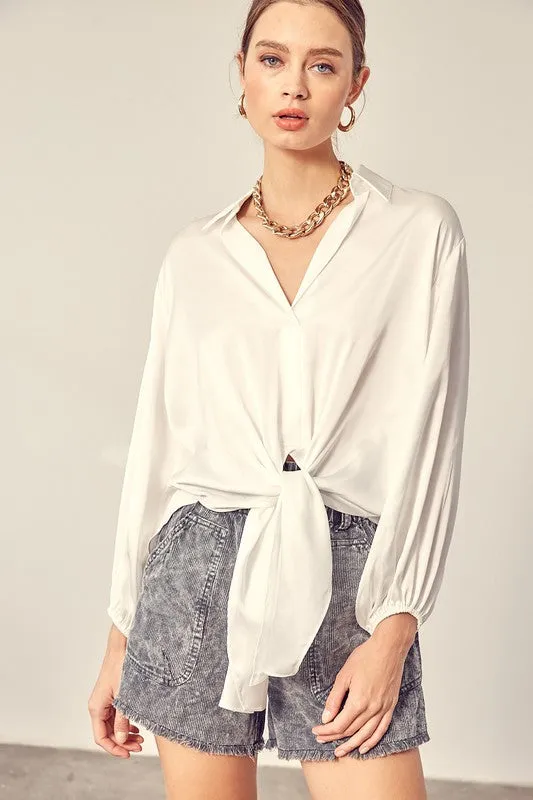 Front Tie Shirt