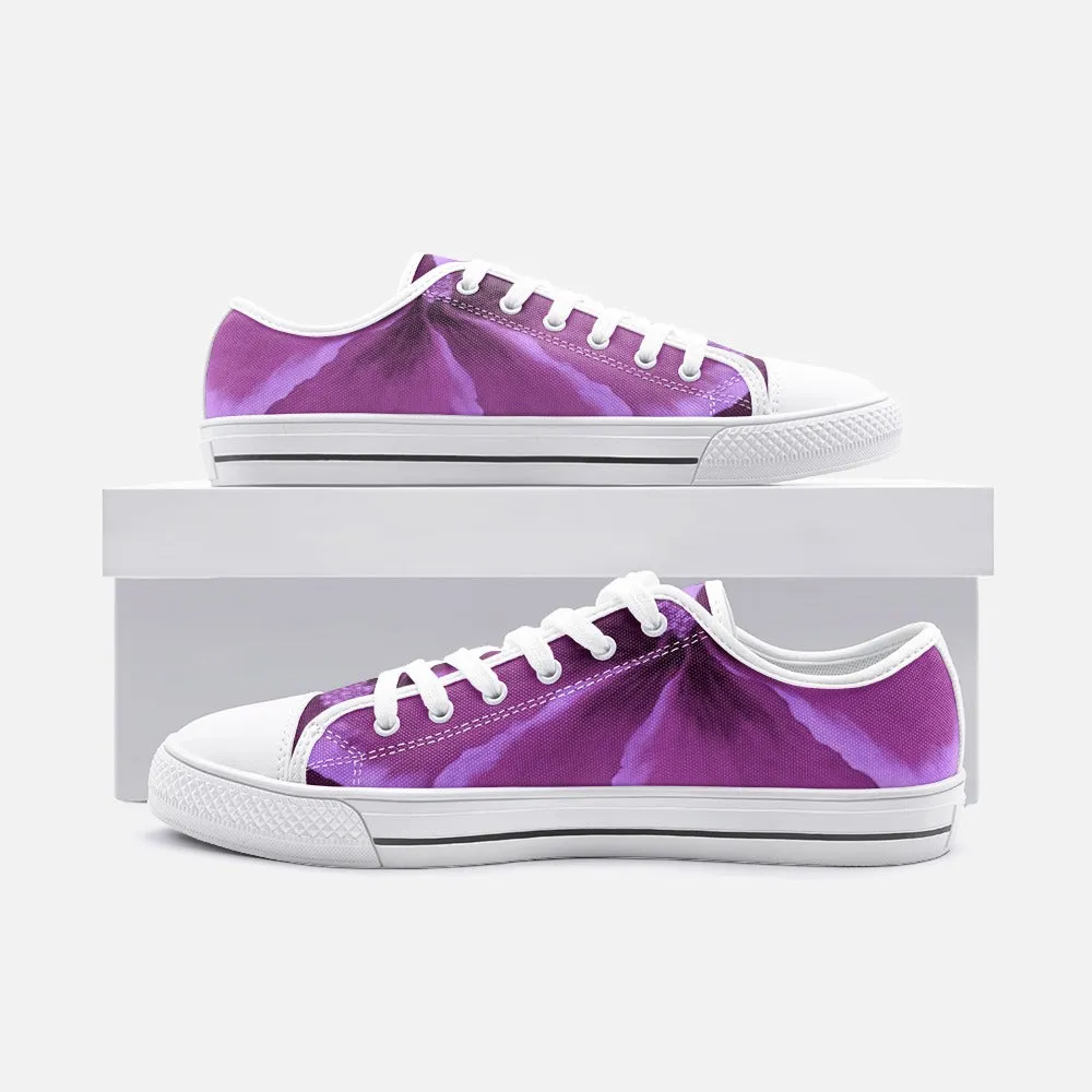 Fuchsia Hibiscus Low-top Sneakers