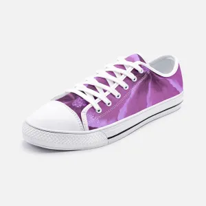 Fuchsia Hibiscus Low-top Sneakers