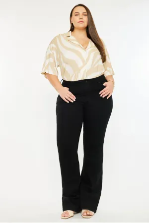 Gabriel Mid Rise Flare Jeans (Plus Size)