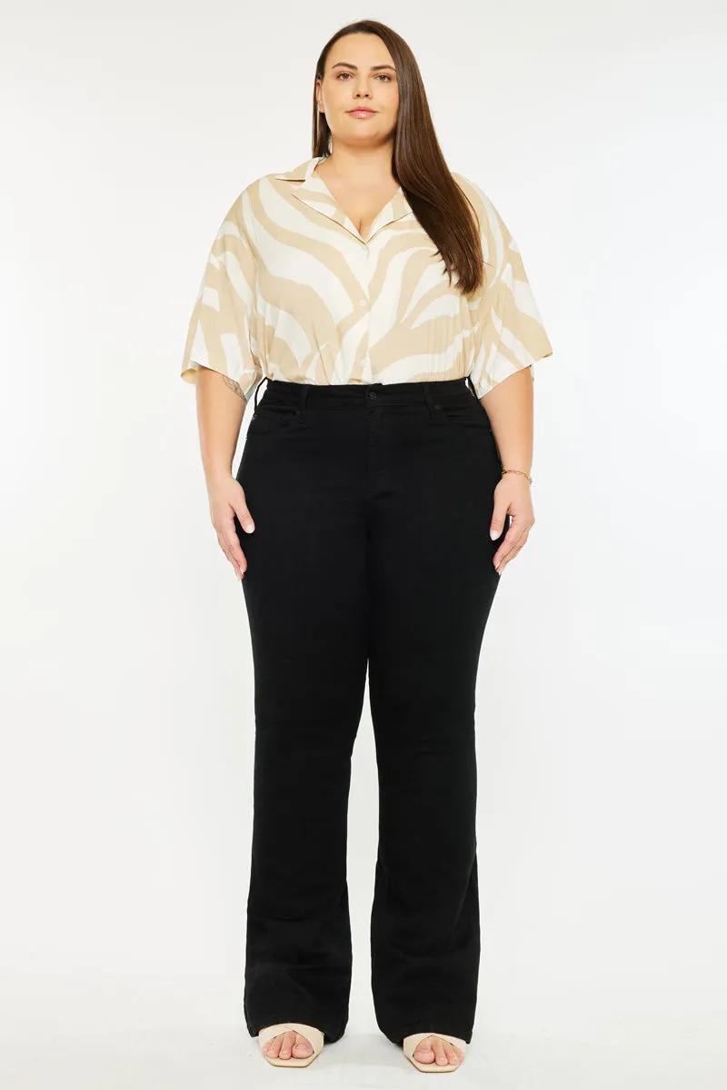 Gabriel Mid Rise Flare Jeans (Plus Size)
