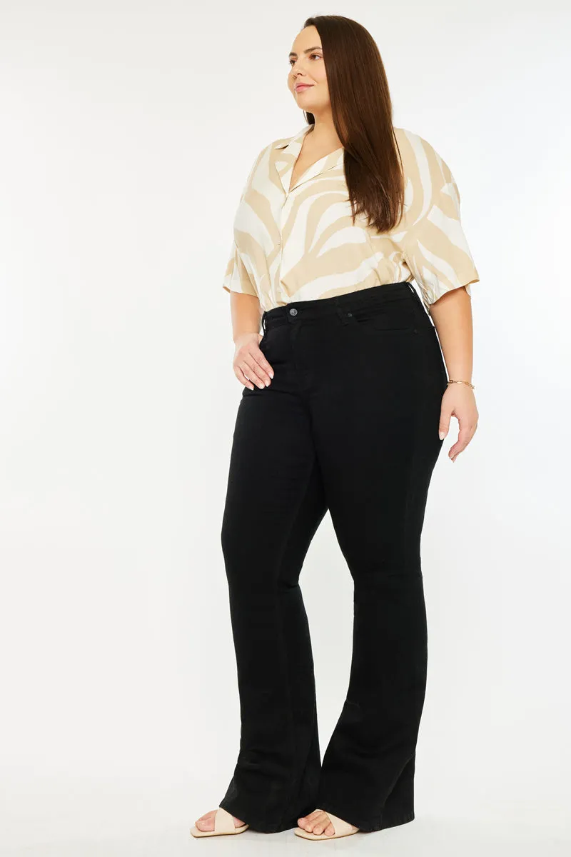 Gabriel Mid Rise Flare Jeans (Plus Size)