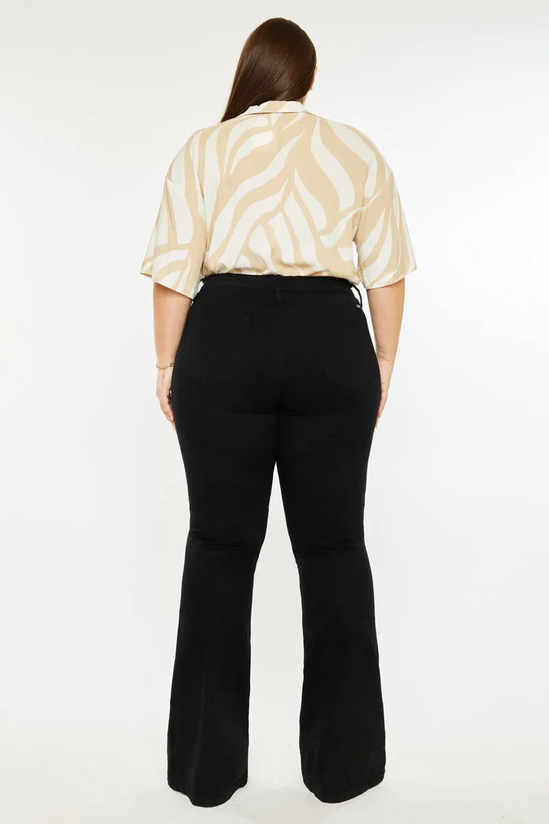 Gabriel Mid Rise Flare Jeans (Plus Size)