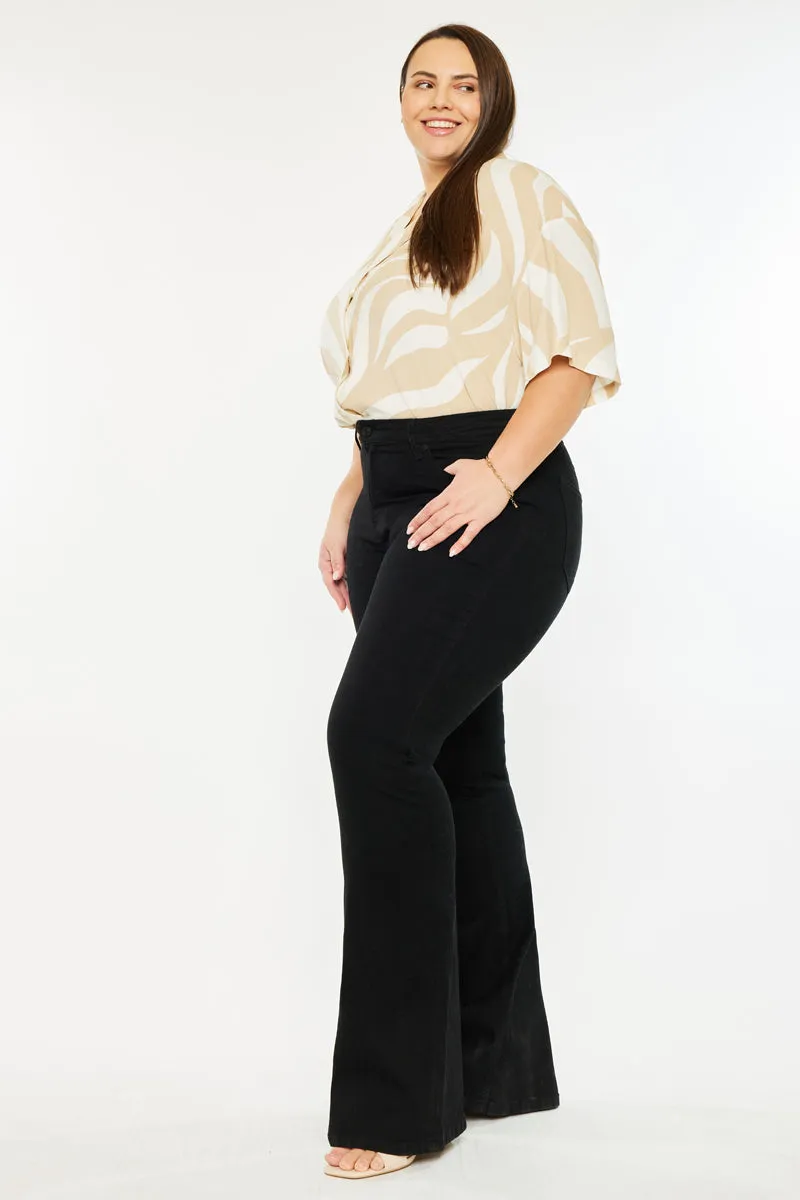 Gabriel Mid Rise Flare Jeans (Plus Size)