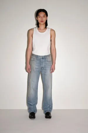Genoa Coated Denim - Coated Blue