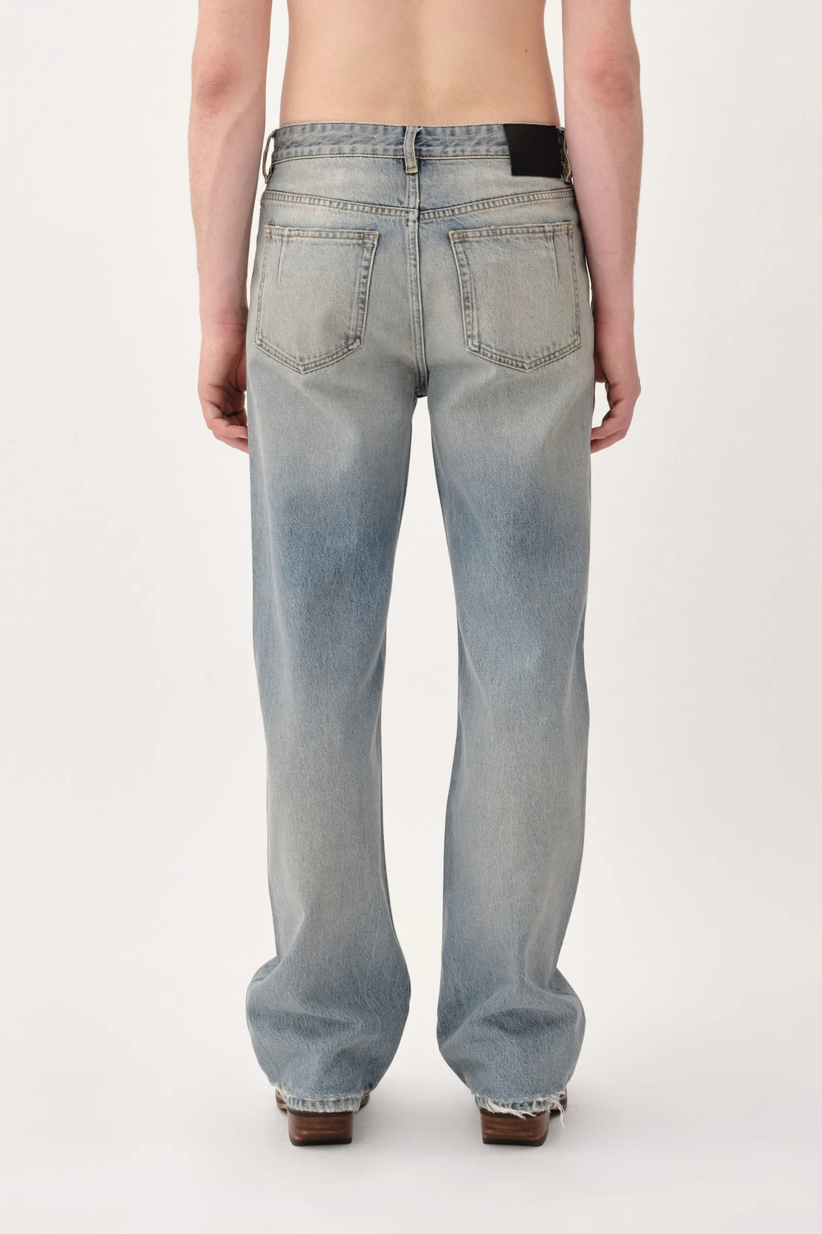 Genoa Coated Denim - Coated Blue