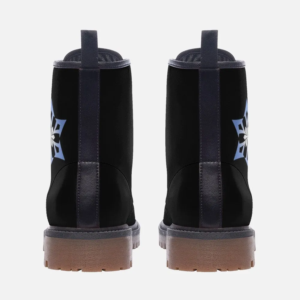 Genshin Impact Cryo Vegan Leather Unisex Boots