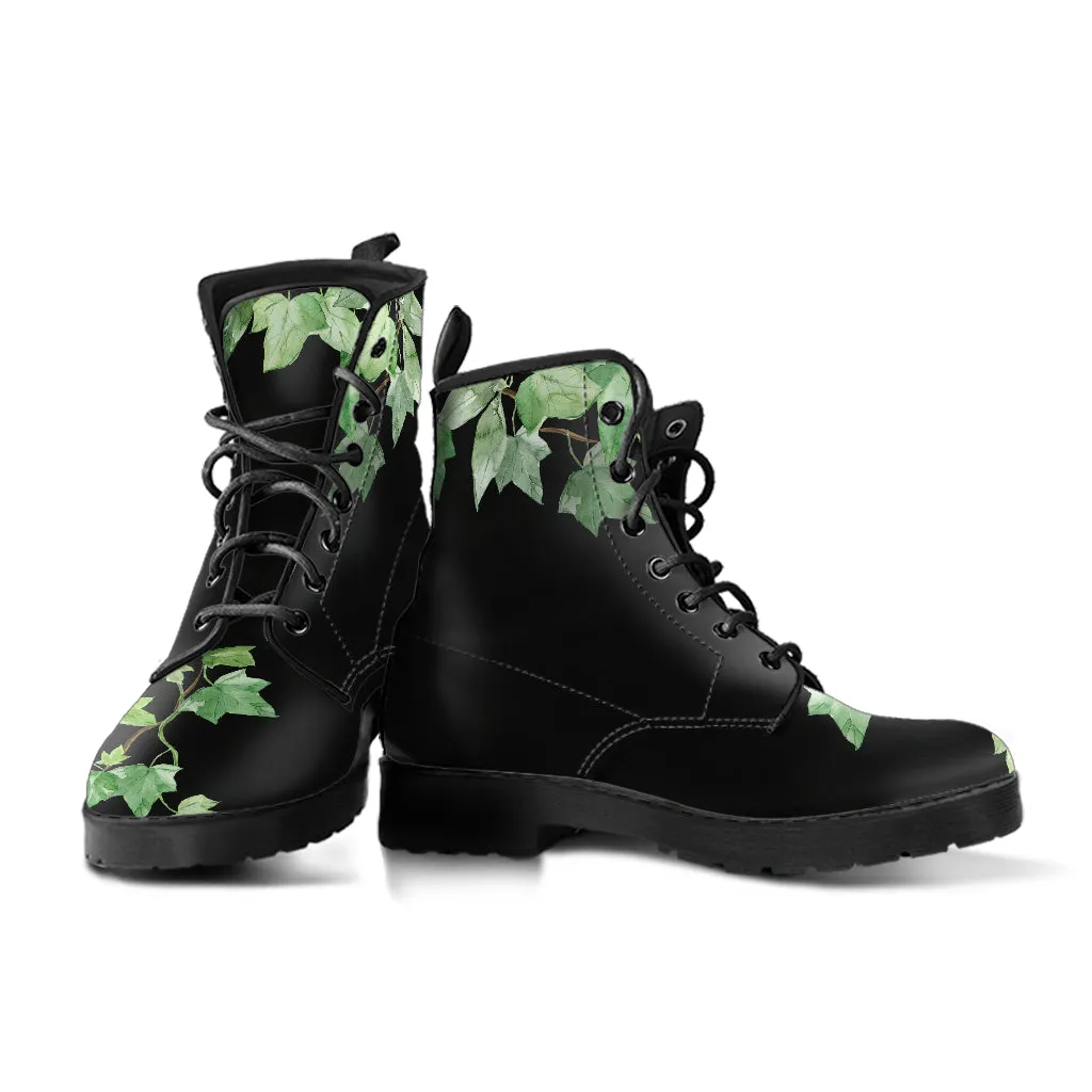 Green Ivy Ankle Boots