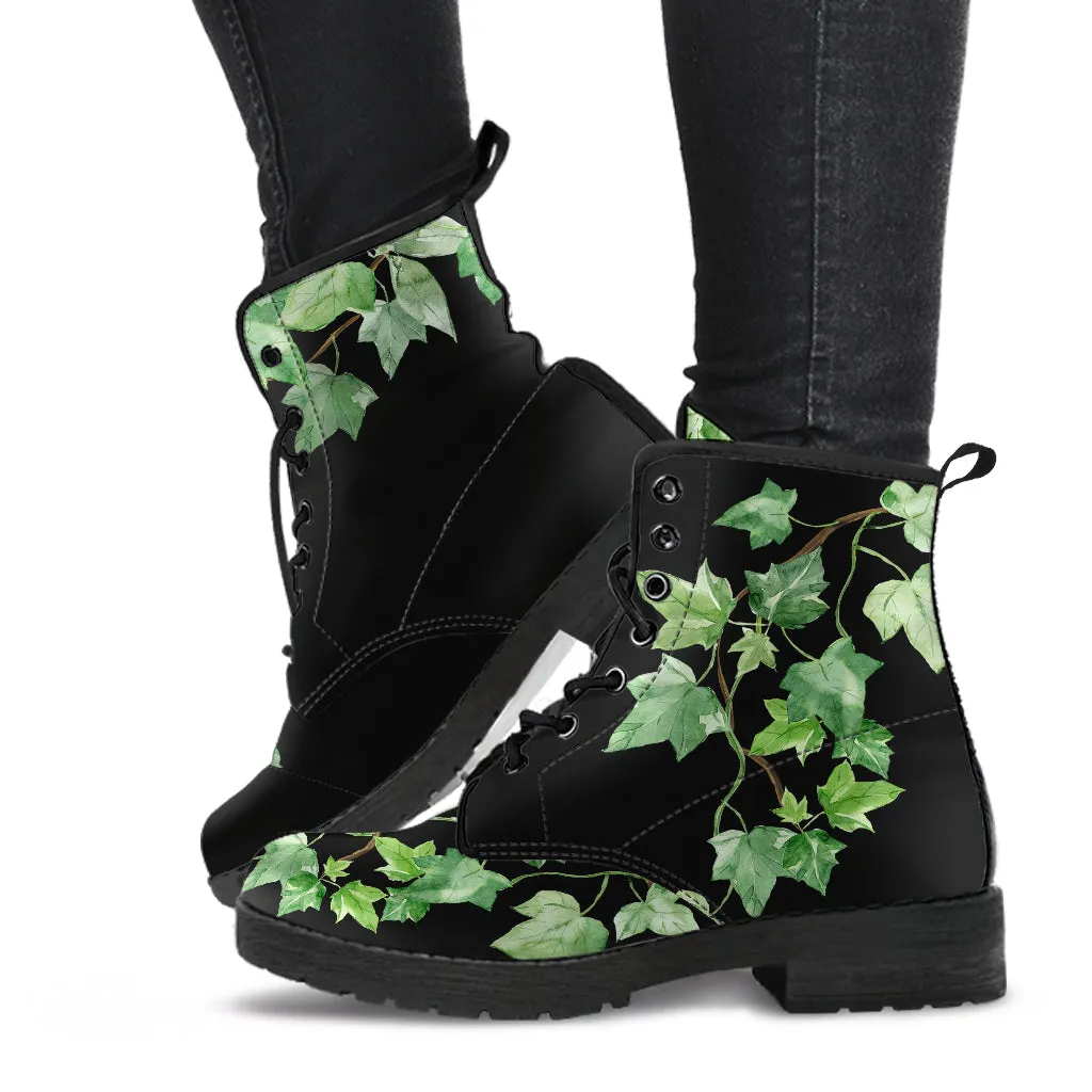 Green Ivy Ankle Boots