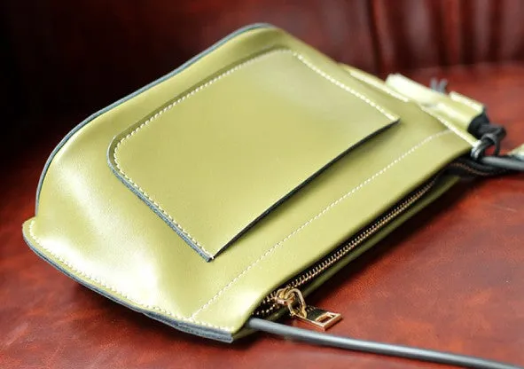 Green Womens Crossbody Leather Bags Cute Small Leather Crossbody Bags for Women