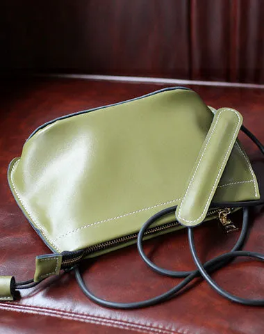 Green Womens Crossbody Leather Bags Cute Small Leather Crossbody Bags for Women