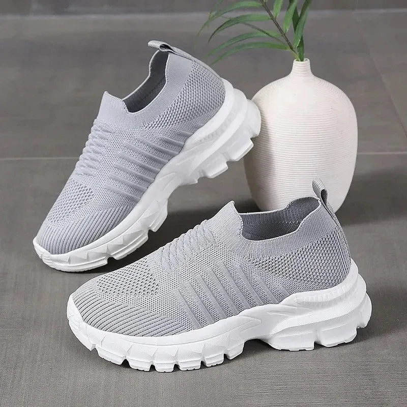 GS Eco Slip-On Sneaker | Ademende schoen met dikke zool voor dames