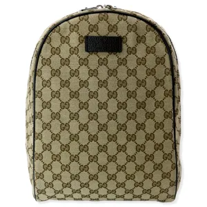 GUCCI GG Monogram Canvas Travel Backpack Bag Beige 449906