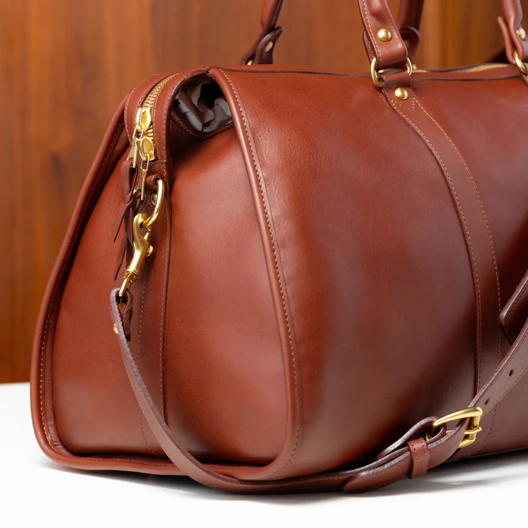Hampton Leather Travel Duffle