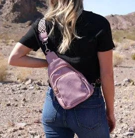 Handbag Sling Cross Body Bag | Rebeca Blush