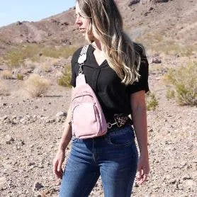 Handbag Sling Cross Body Bag | Rebeca Blush