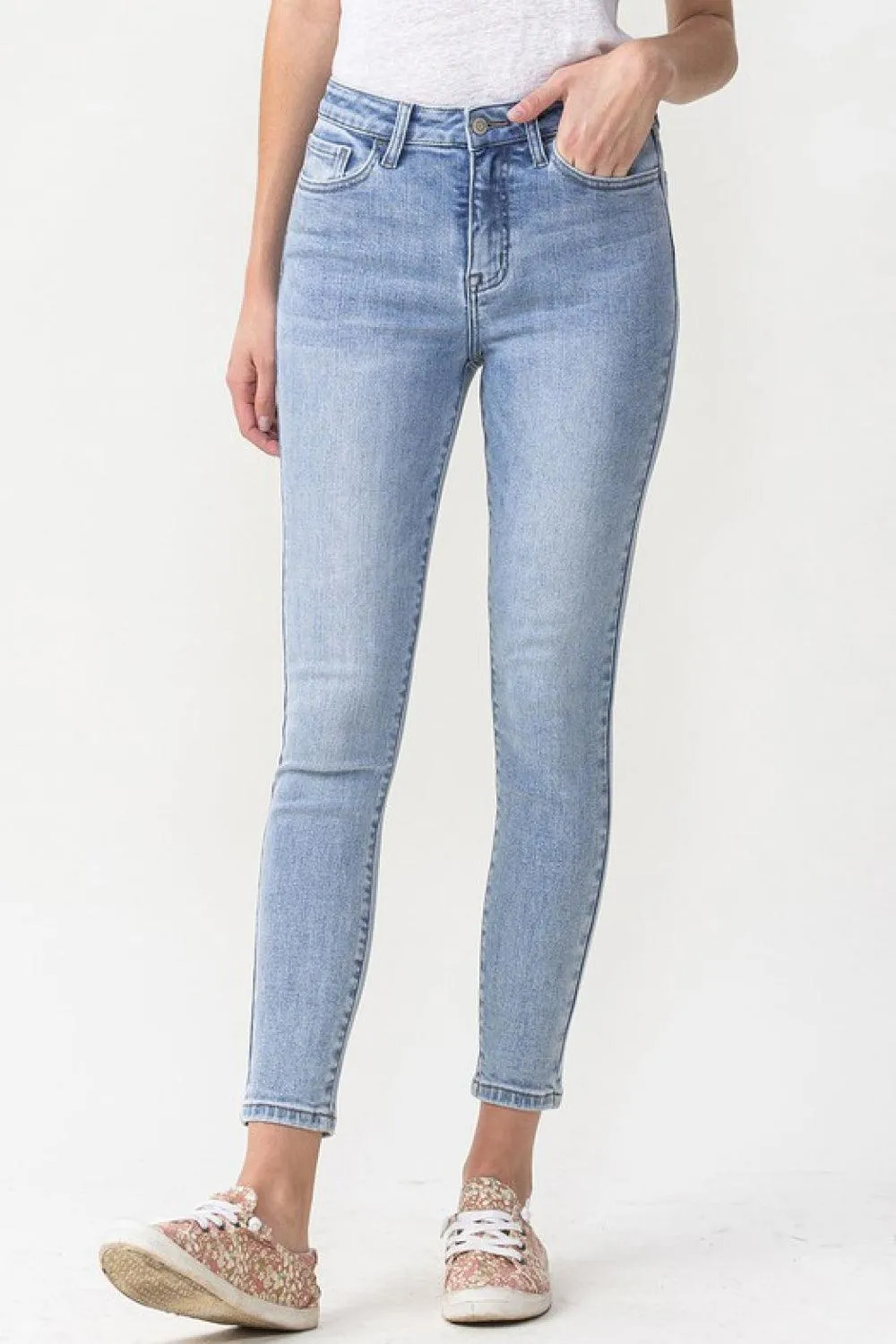 Hazel Blues® | Lovervet Talia High Rise Crop Skinny Jeans