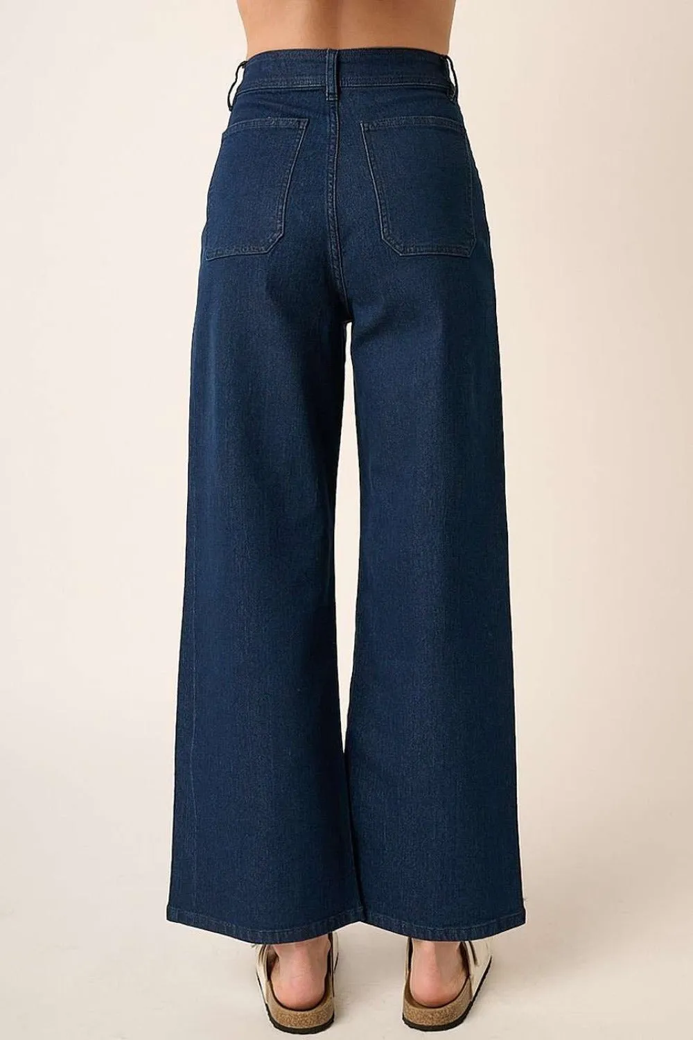 Hazel Blues® |  Mittoshop High Waist Wide Leg Jeans