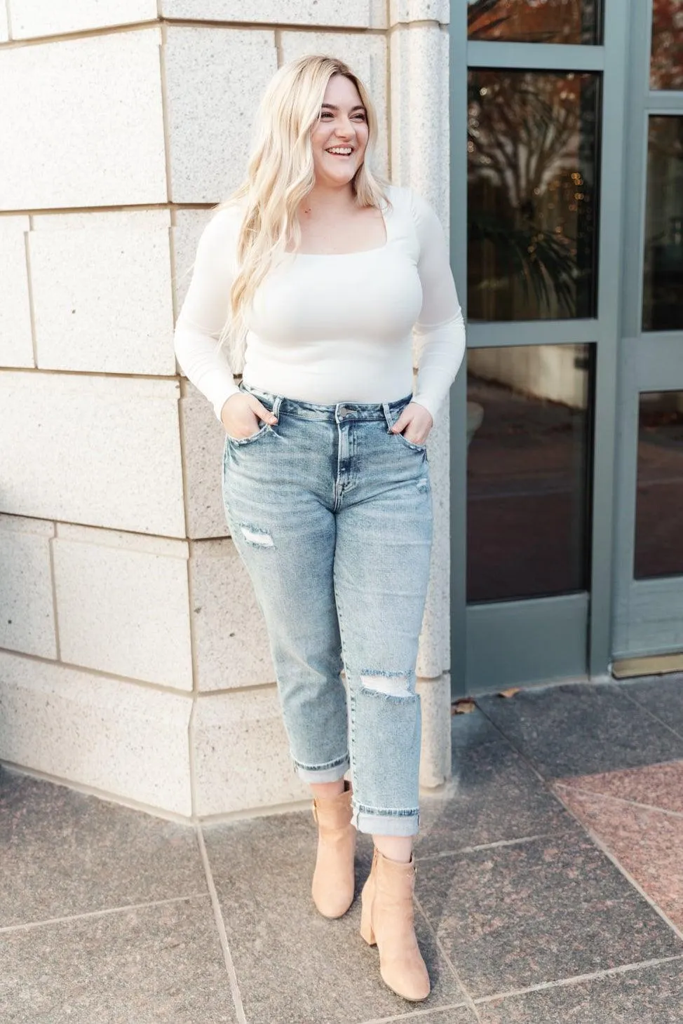 Hazel Blues® | My Way Boyfriend Jeans