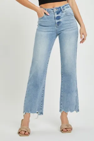 Hazel Blues® |  RISEN High Rise Straight Jeans