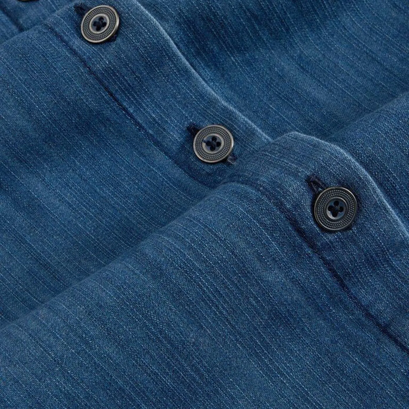 Heather Denim Midi Skirt