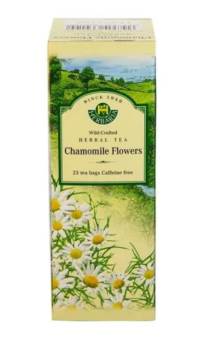 Herbaria Chamomile Tea (Matricaria Chamomilla) 25 Tea Bags