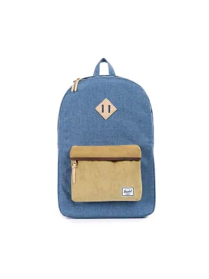 Herschel Heritage Backpack Crosshatch Navy Straw
