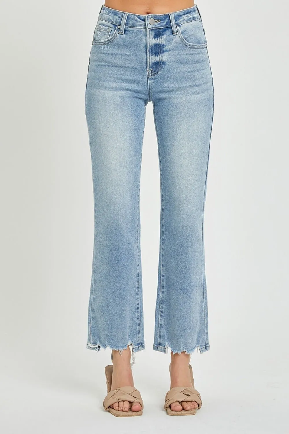 High Rise Straight Jeans