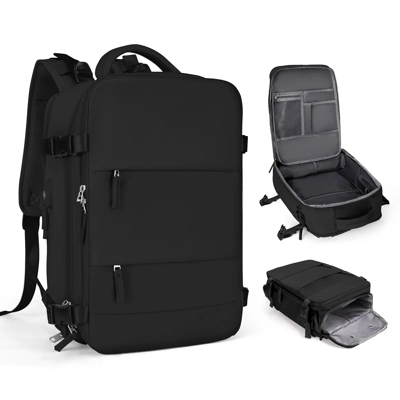 HSPS Travel Backpack, Chic and Functional Travel Backpack for Women, Carry On Backpack,TSA Laptop Backpack Flight Approved, College Nurse Bag Casual Daypack for Weekender, CABBP01140124.