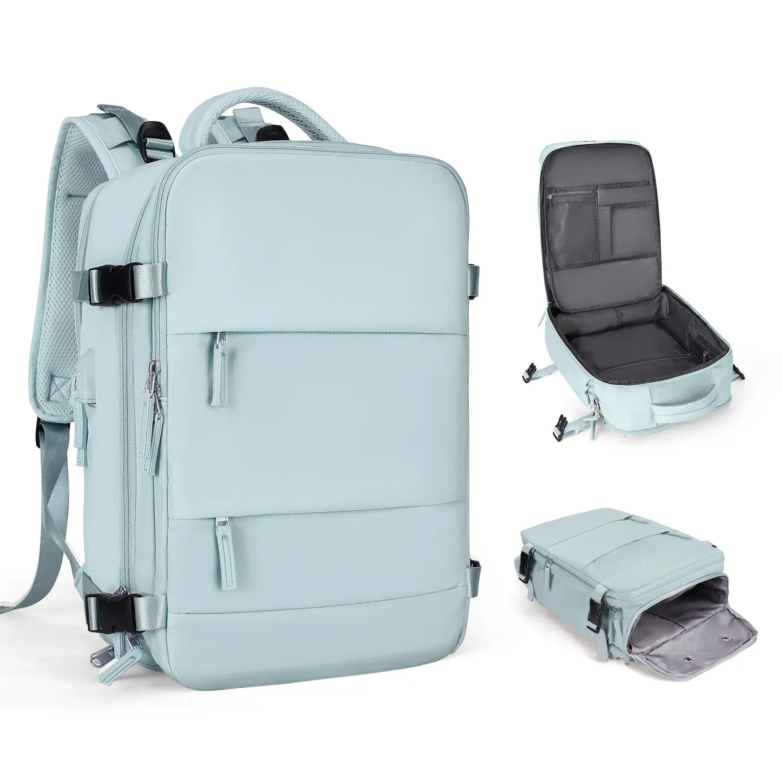 HSPS Travel Backpack, Chic and Functional Travel Backpack for Women, Carry On Backpack,TSA Laptop Backpack Flight Approved, College Nurse Bag Casual Daypack for Weekender, CABBP01140124.