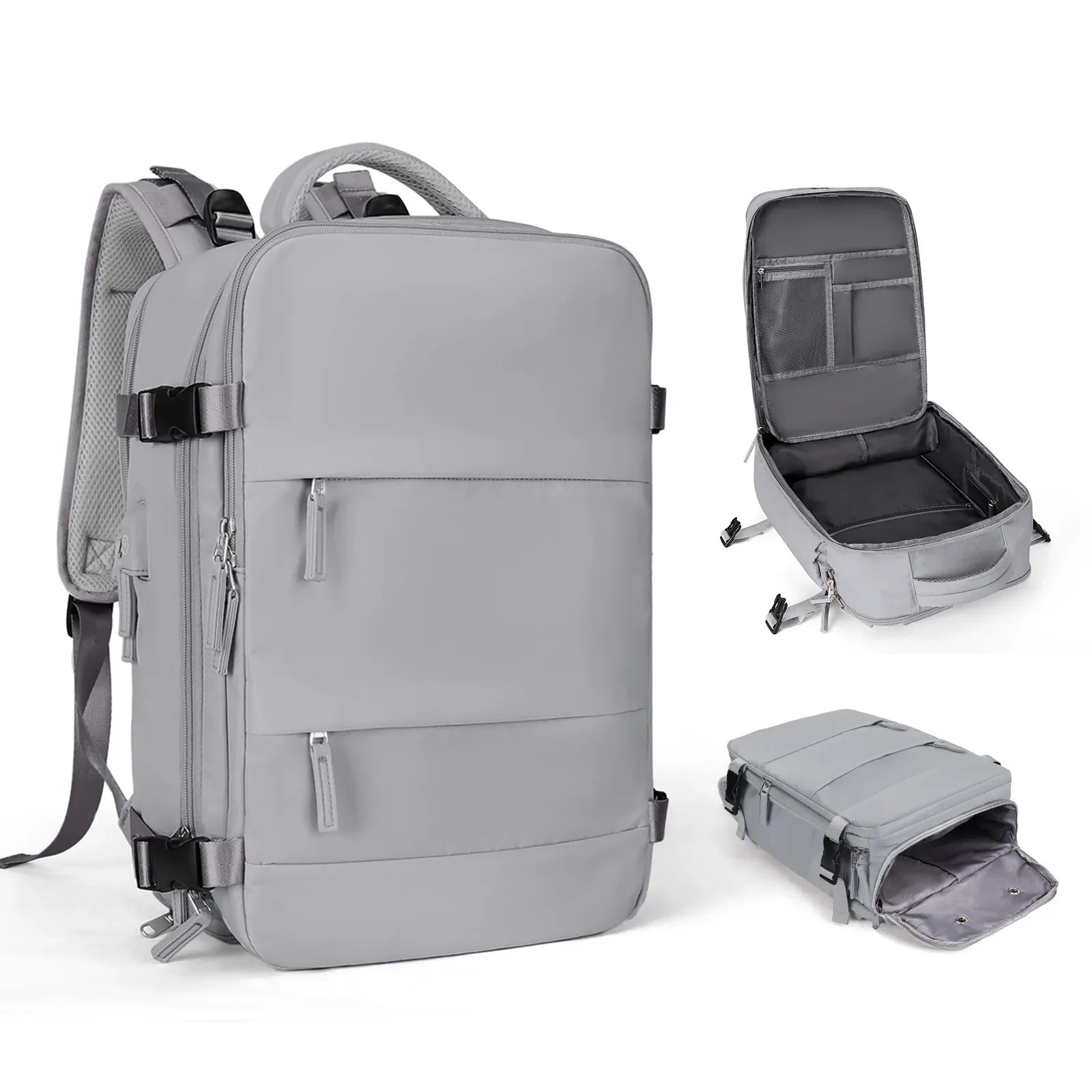 HSPS Travel Backpack, Chic and Functional Travel Backpack for Women, Carry On Backpack,TSA Laptop Backpack Flight Approved, College Nurse Bag Casual Daypack for Weekender, CABBP01140124.