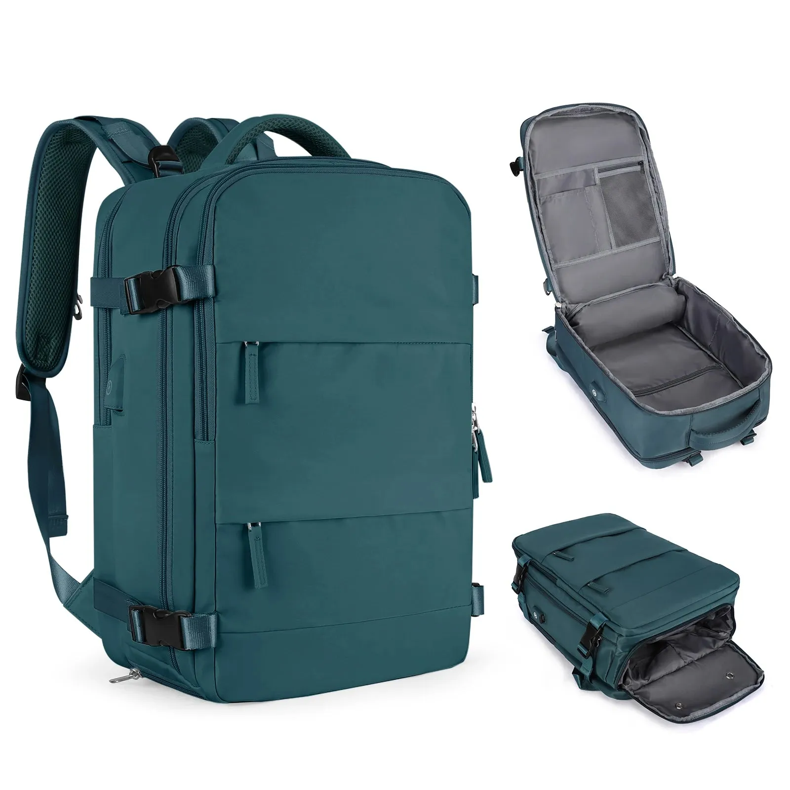 HSPS Travel Backpack, Chic and Functional Travel Backpack for Women, Carry On Backpack,TSA Laptop Backpack Flight Approved, College Nurse Bag Casual Daypack for Weekender, CABBP01140124.