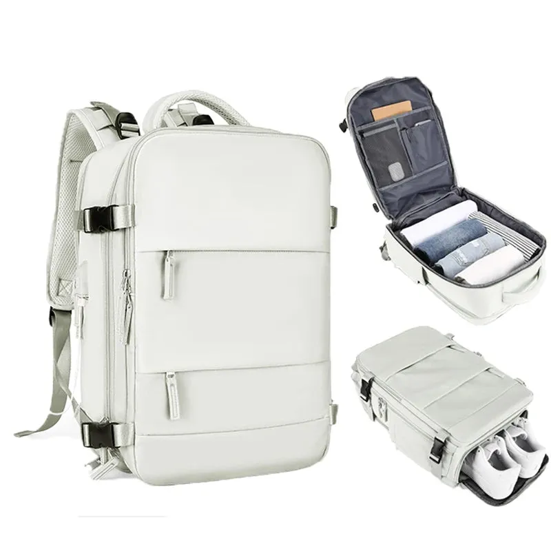 HSPS Travel Backpack, Chic and Functional Travel Backpack for Women, Carry On Backpack,TSA Laptop Backpack Flight Approved, College Nurse Bag Casual Daypack for Weekender, CABBP01140124.