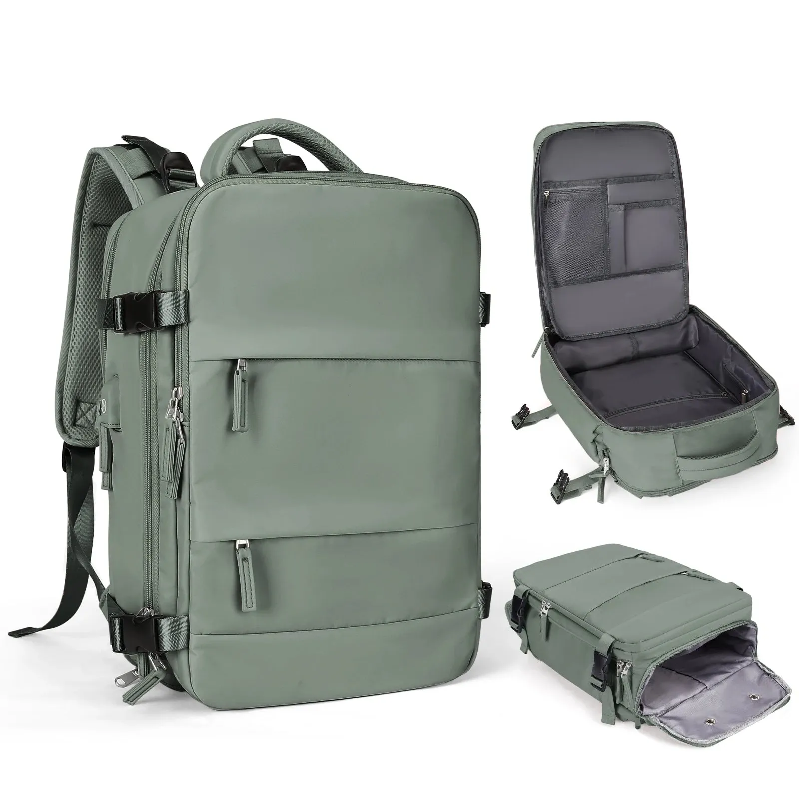 HSPS Travel Backpack, Chic and Functional Travel Backpack for Women, Carry On Backpack,TSA Laptop Backpack Flight Approved, College Nurse Bag Casual Daypack for Weekender, CABBP01140124.